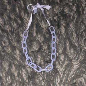 J. Crew Lavender Chain Link Necklace